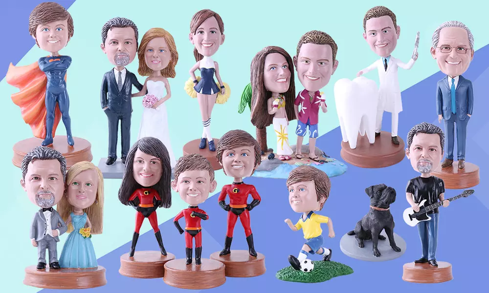 Bon d'achat pour 1, 2 ou 3 bobblehead à personnaliser dès 49 € sur Bobblehead - Primary Image