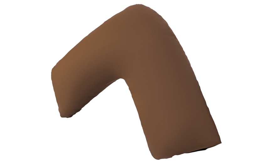 Image 10: V-Shaped Orthopaedic Support Pillow with Optional Pillowcase