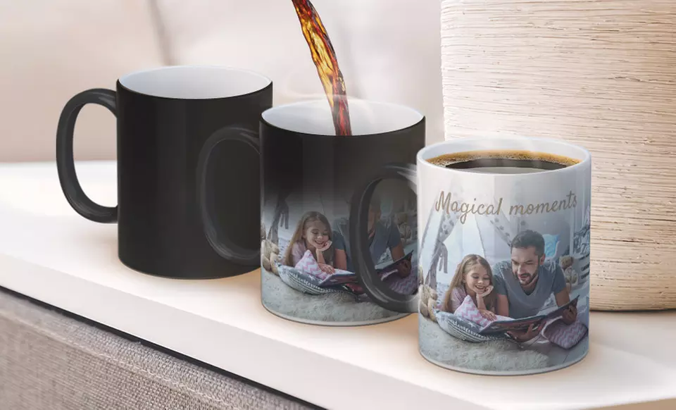 Choice of Bone China, Ceramic or Magic Personalised Photo Mug at Photo Gifts (Up to 90% Off) - Primary Image