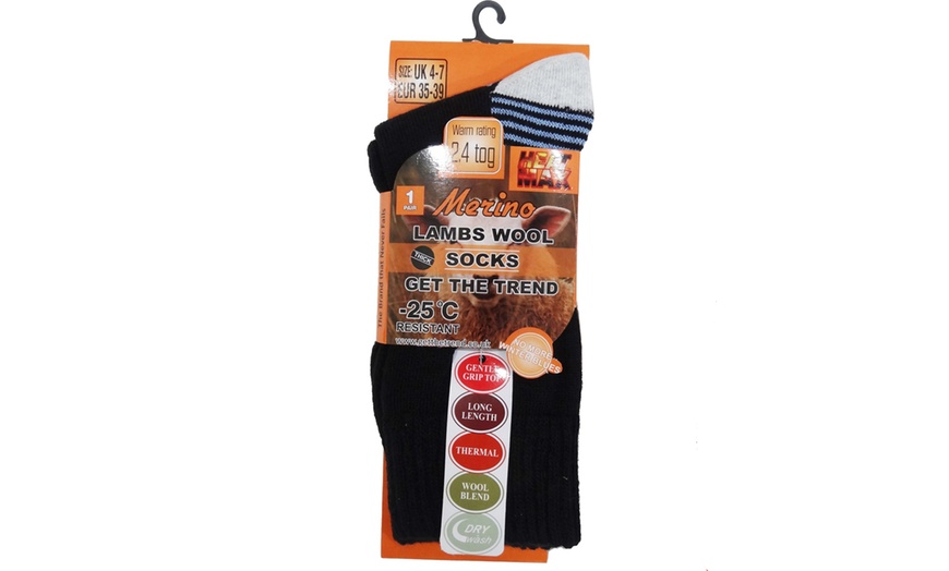 Image 3: Women's Thermal-Brushed Socks