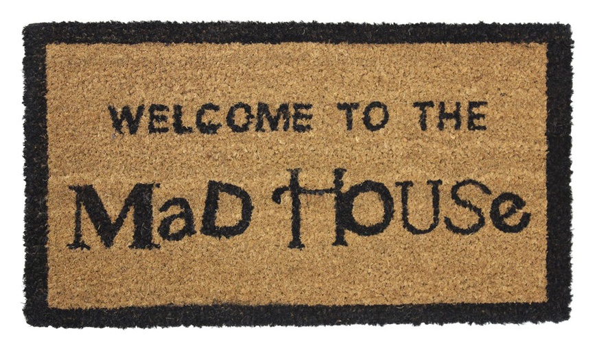 Image 5: Novelty Coir Doormat