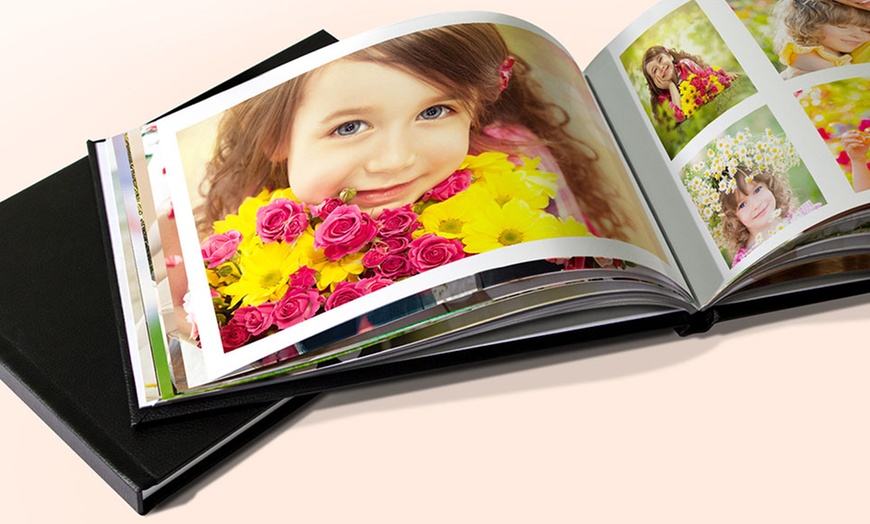 Custom Leather Cover Photo Books from Printerpix | Groupon