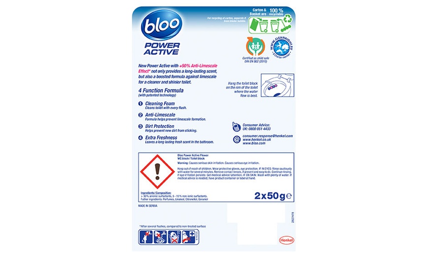 Image 12: Pack of 2 or 12 Bloo Toilet Rim Blocks 50g