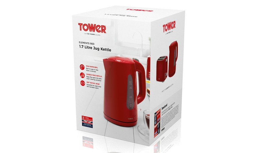 Image 25: Tower Toaster and Kettle Set