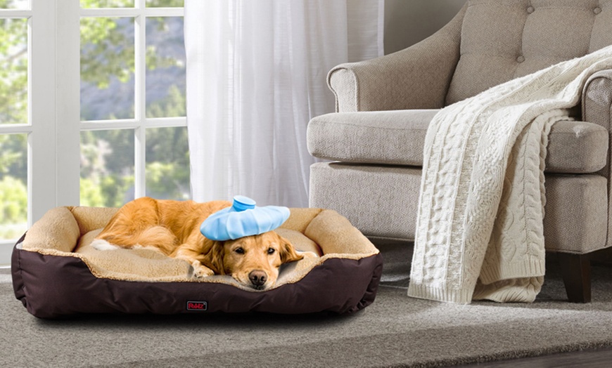 Image 15: Fleece Warm Pet Bed