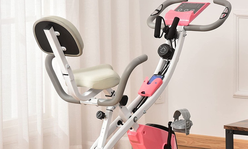 Image 17: HomCom Exercise Bike