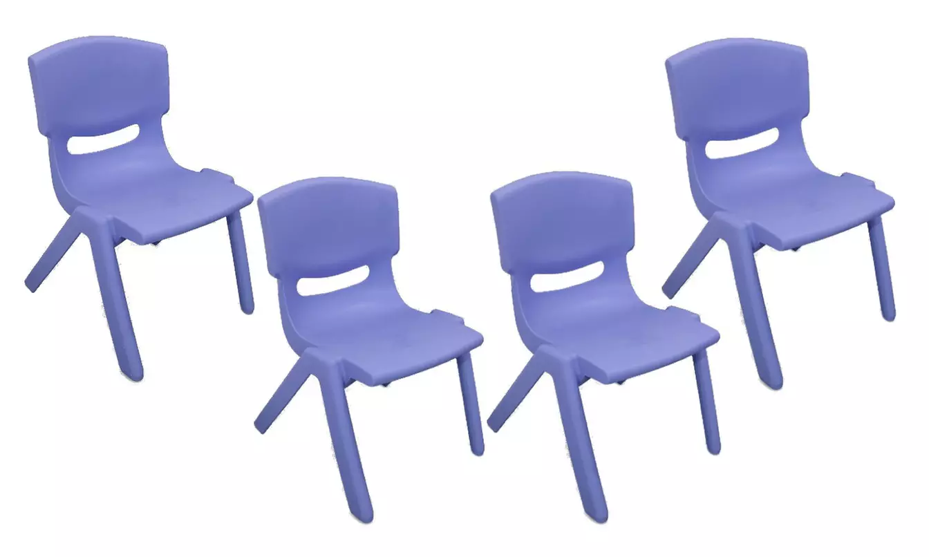 1, 2 o 4 sedie colorata per bambini