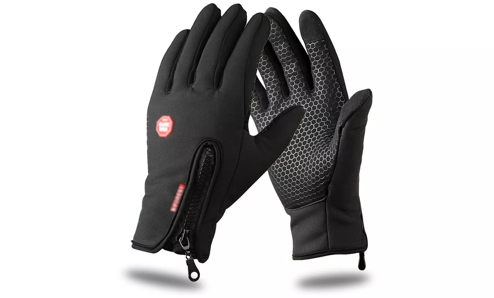 Gants tactiles en molleton Apachie, taille au choix - Primary Image