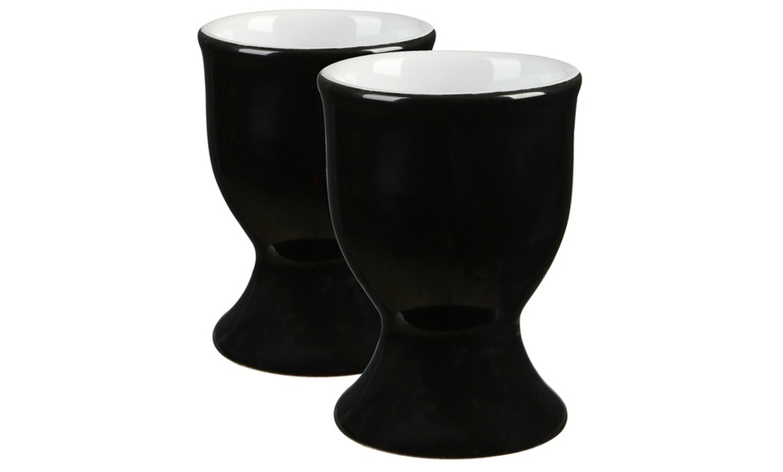 Image 2: Two-Pack of Argon Tableware Coloured Ceramic Egg Cups