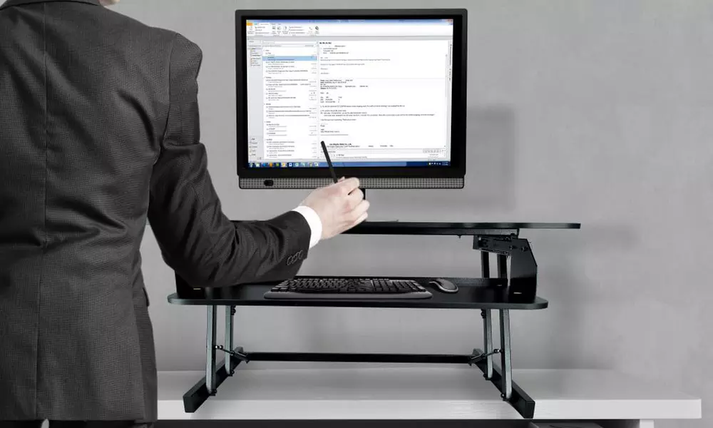 Adjustable Sitting/Standing Desk Stands - Primary Image
