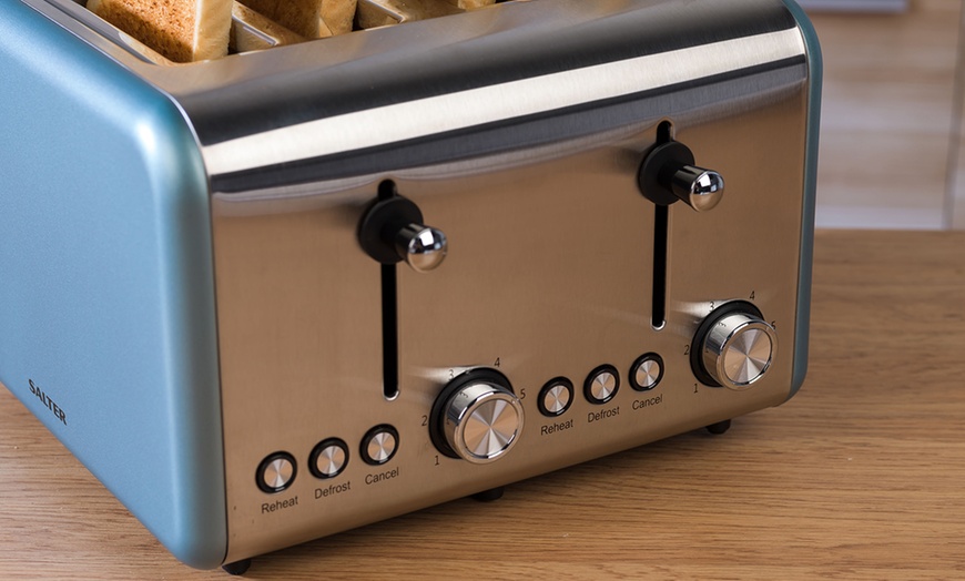 Image 6: Salter Polaris Four-Slice Toaster