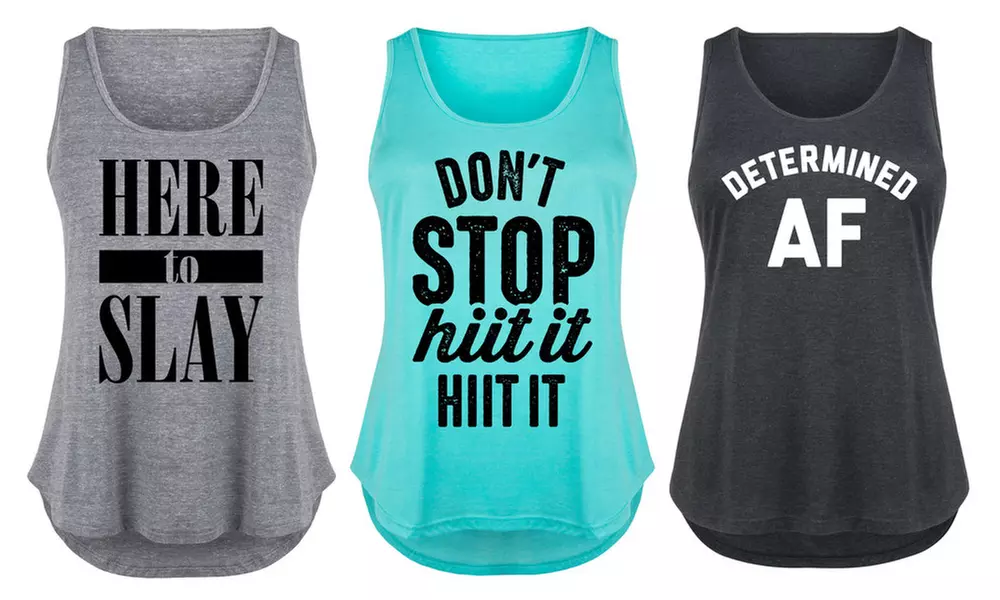 Women's Plus Workout Tank - Primary Image