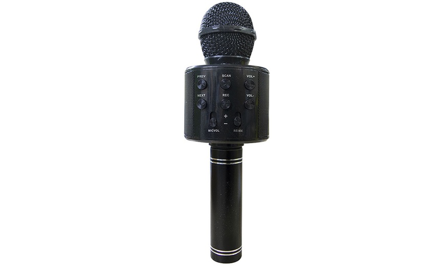 Image 2: Microphone Bluetooth pour karaoké