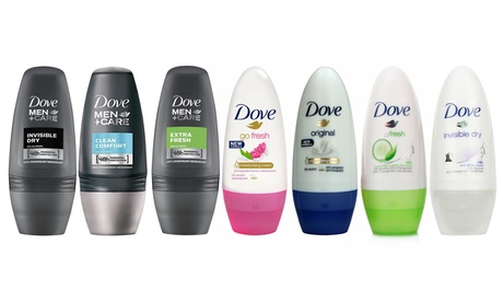 6 deodoranti Dove da 50 ml, disponibili in varie tipologie