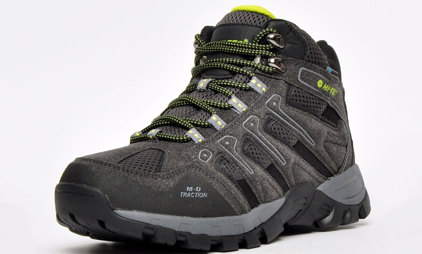 Image 3: Hi Tec Men's Water-Resistant Hiking Boots