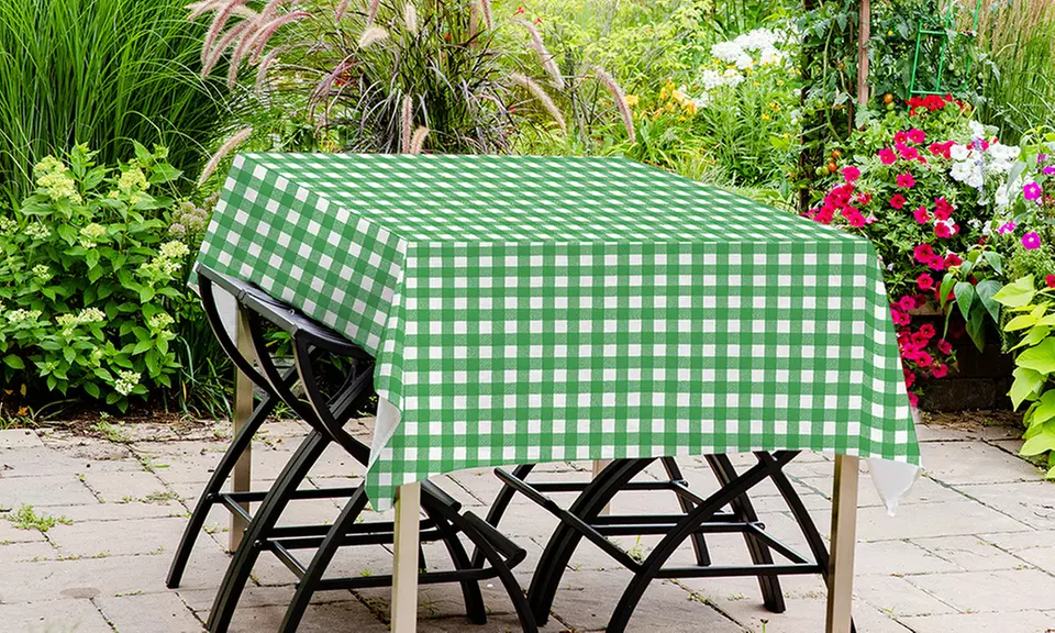 Tischdecke aus gewachstem PVC