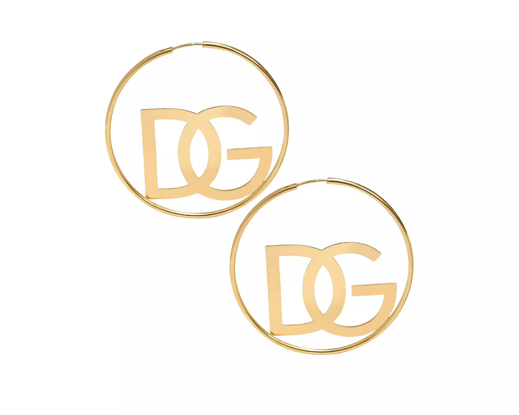 Two-Initial Name Hoop Earrings from MonogramHub