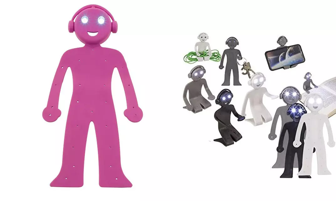 1 ou 2 marque-pages avec LED en silicone en forme de corps humain - Image 2