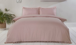  Pom Pom Easy Care Duvet Set 