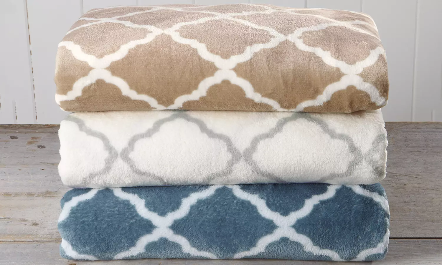 Polyester Velvet Luxe Cozy Printed Sheet Set - Primary Image