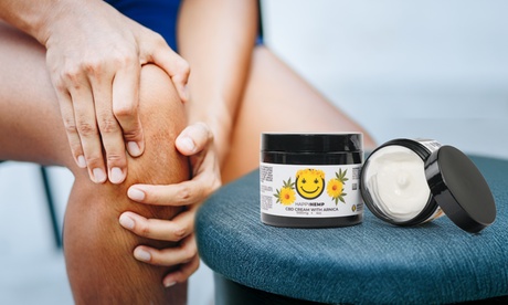 CBD Joint and Muscle Pain Cream with Arnica from Happy Hemp 500mg