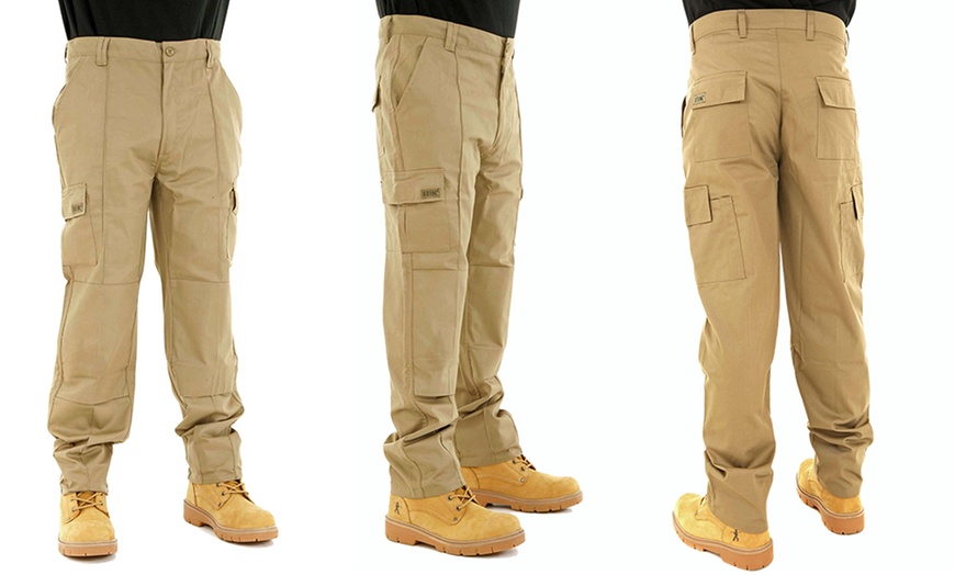 Image 4: Site King Knee-Pad Work Trousers