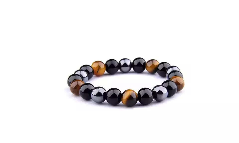 1, 2 ou 3 bracelets en hématite magnétique naturelle, livraison offerte - Second Medium