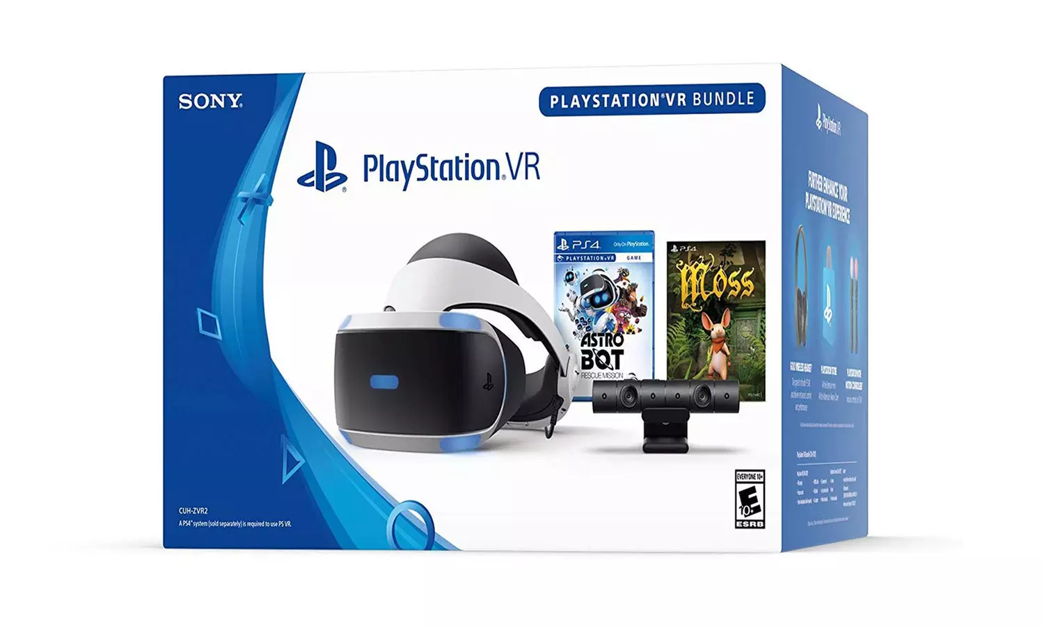 Sony PlayStation VR Bundle with "Astro Bot Rescue Mission" and "Moss" - Second Medium