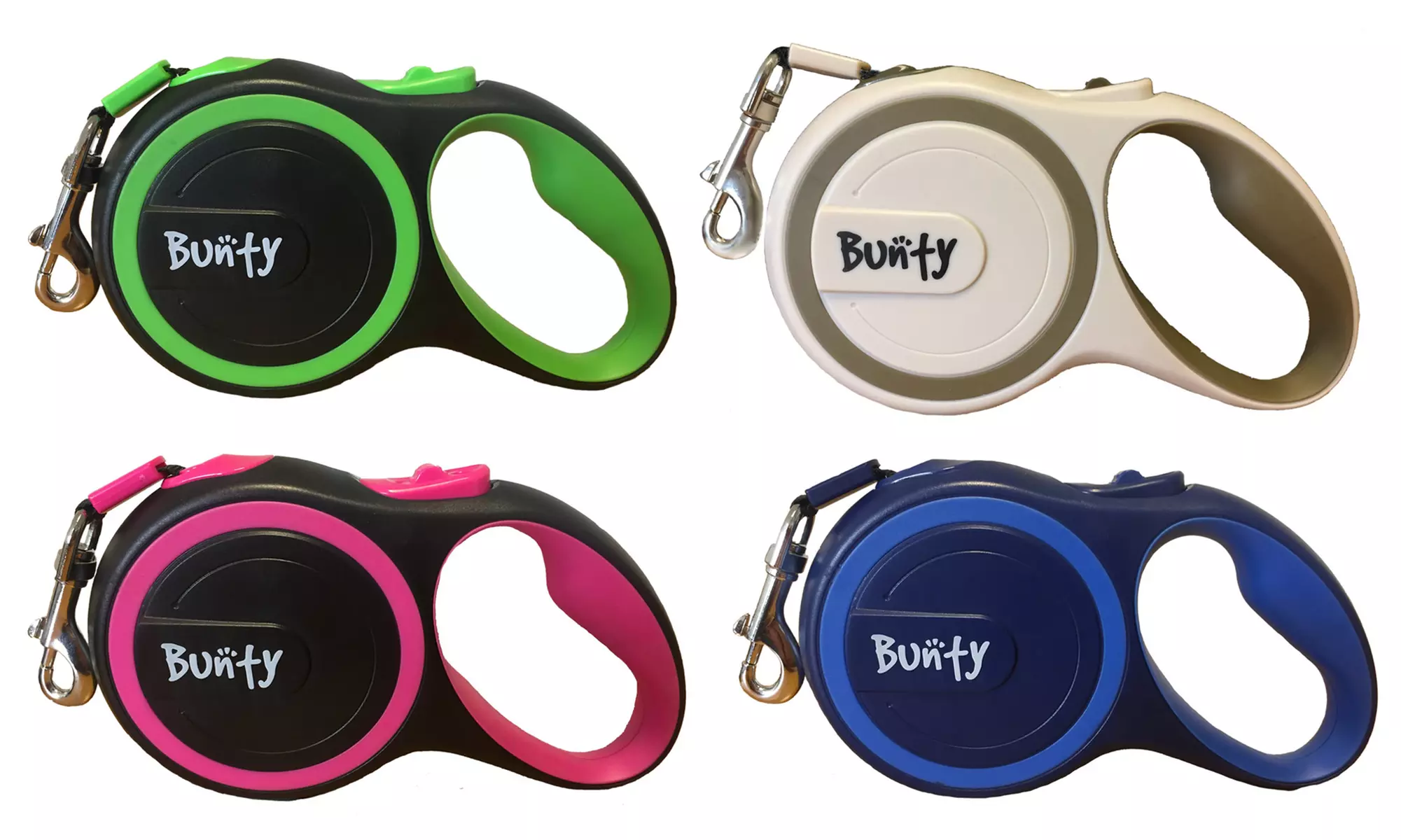 3 oder 5 m Bunty einziehbare Hundeleine in der Farbe nach Wahl - Primary Image