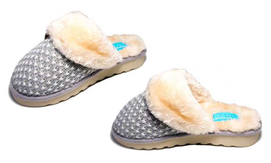 Image 7: Women's Faux Fur Mules