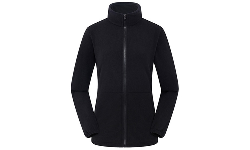 Image 4: Women's Zipped Polar Fleece Jacket