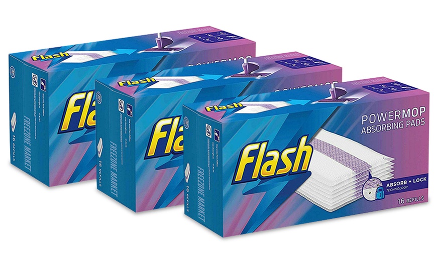 Image 6: Set of Flash Speed Mop and Powermop Refill Pads