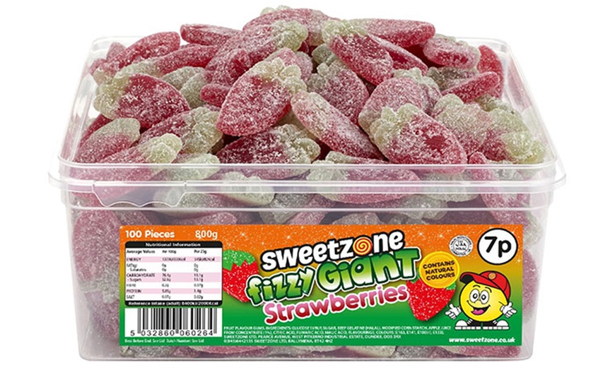 Image 20: 70, 100 or 350 Sweetzone Halal Giant Sweet Tub in Different Flavours