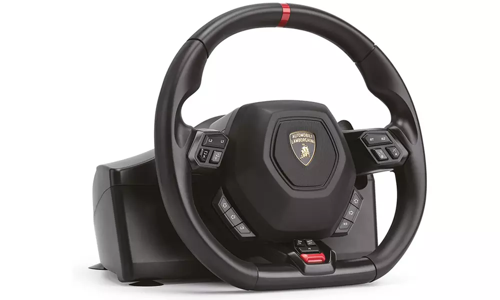 Volante con pedaliera gaming pro