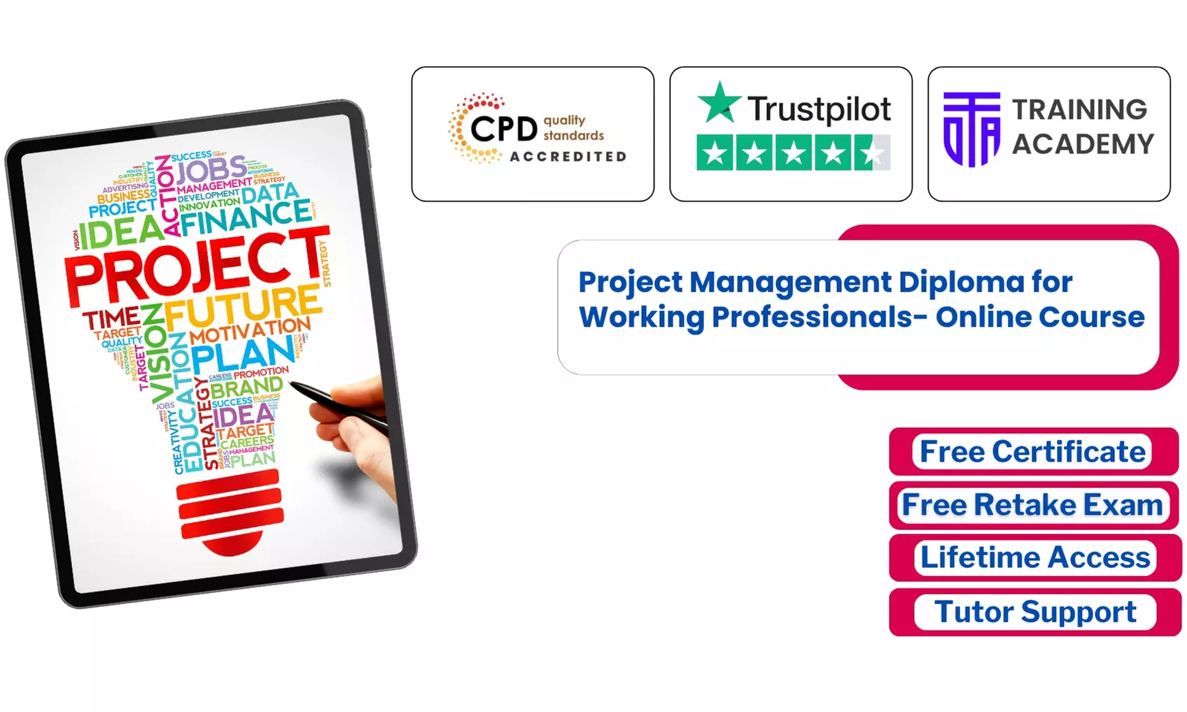 Learn Project Management Diploma or Lifetime Membership to 2000+ Courses - Up to 56% Off - Primary Image