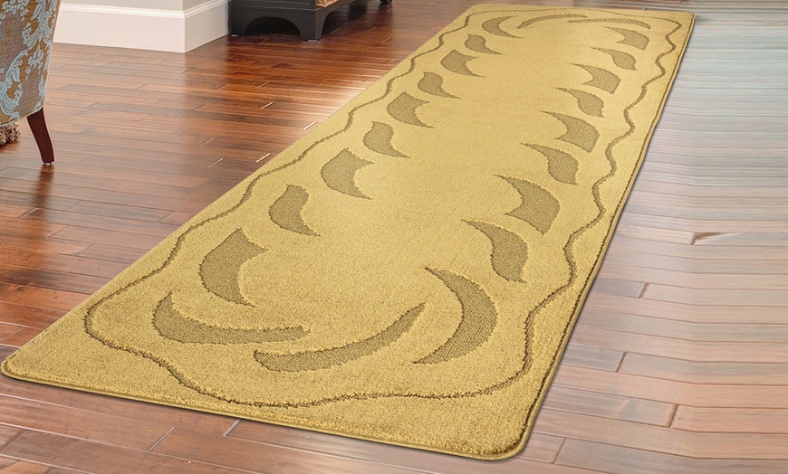 Image 10: Non-Slip Gel Back Runner Carpet