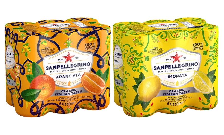 Image 1: San Pellegrino Classic Cans 330ml