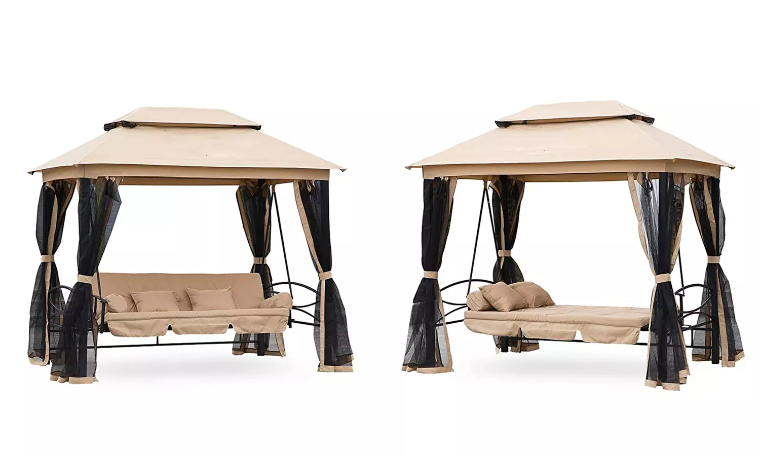 Outsunny Three Seater Swing Chair