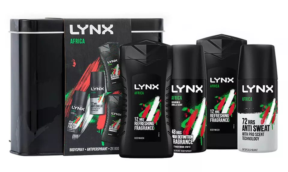 1, 2 ou 3 mini coffrets cadeaux soin pour hommes "Africa" de la marque Lynx - Primary Image
