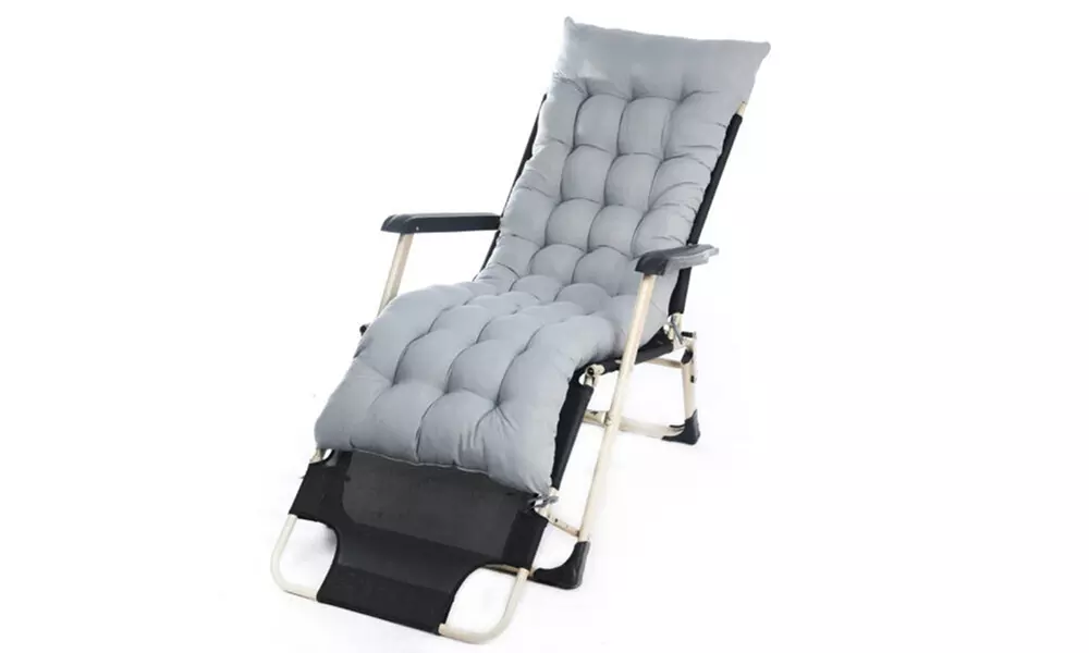 Sun Lounger Cushion Pad for Garden Recliner Chair