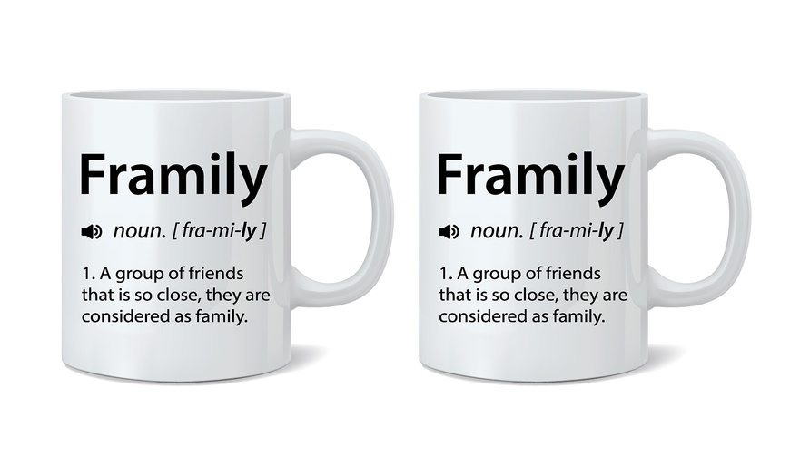 Image 23: One or Two Definition Novelty Mugs