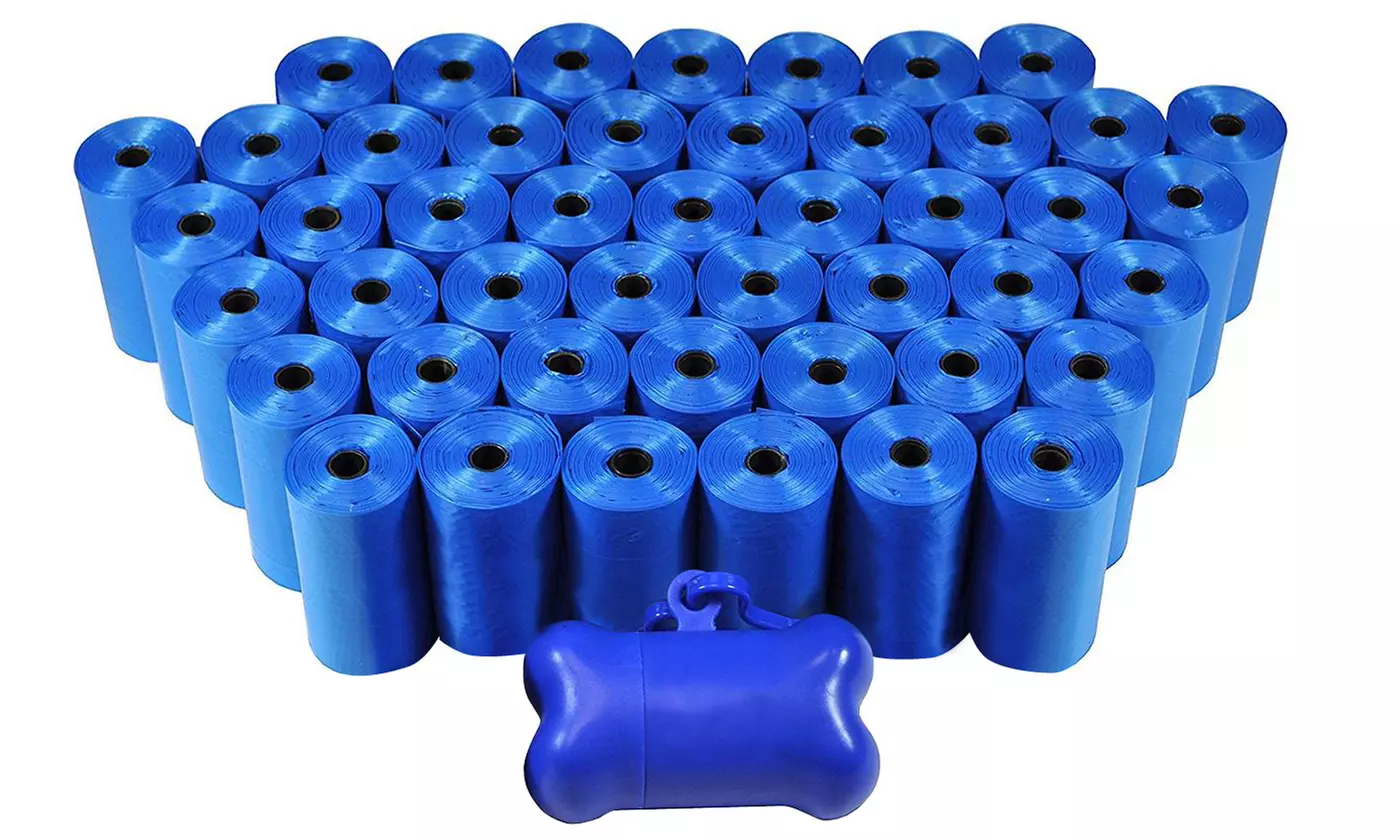 1,000 Pet Waste Poop Bags with Dispenser (Multiple Options) - Primary Image