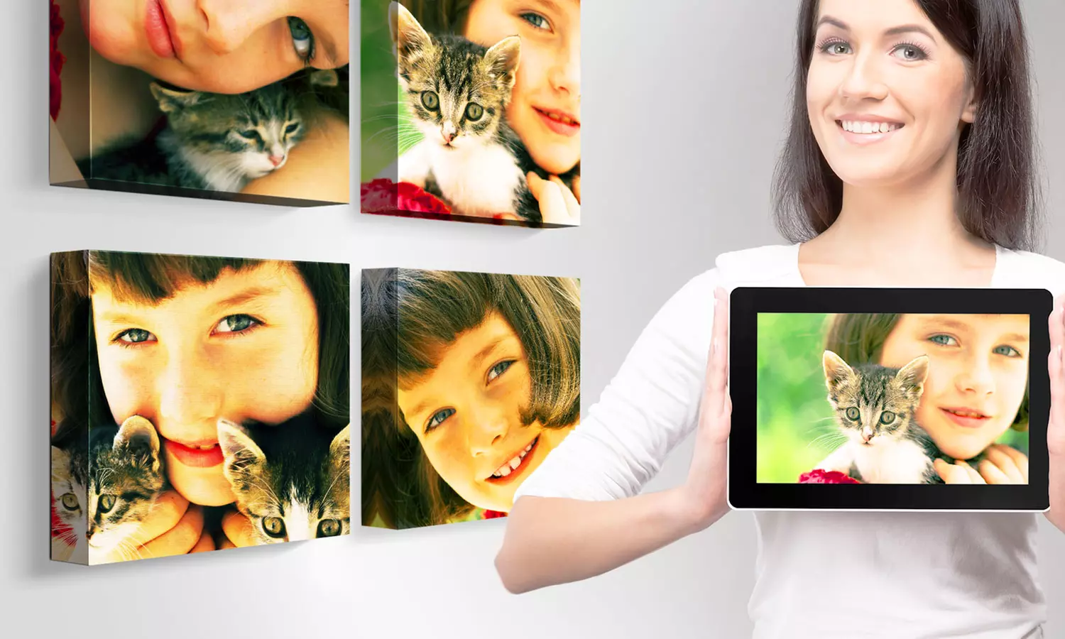 One, Three, Four, Six, or Nine 10"x10" Custom Canvas Prints from Printerpix (Up to 93% Off) - Second Medium