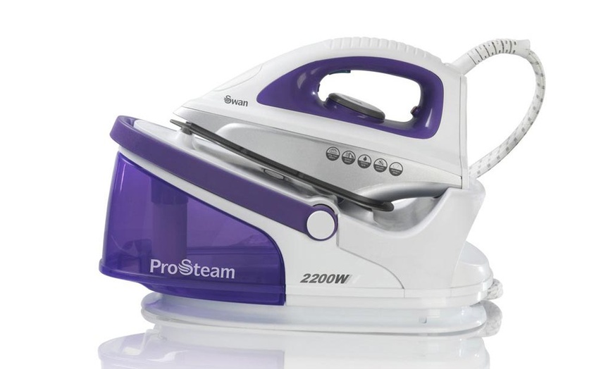 Image 2: Swan 2200W Steam Generator Iron