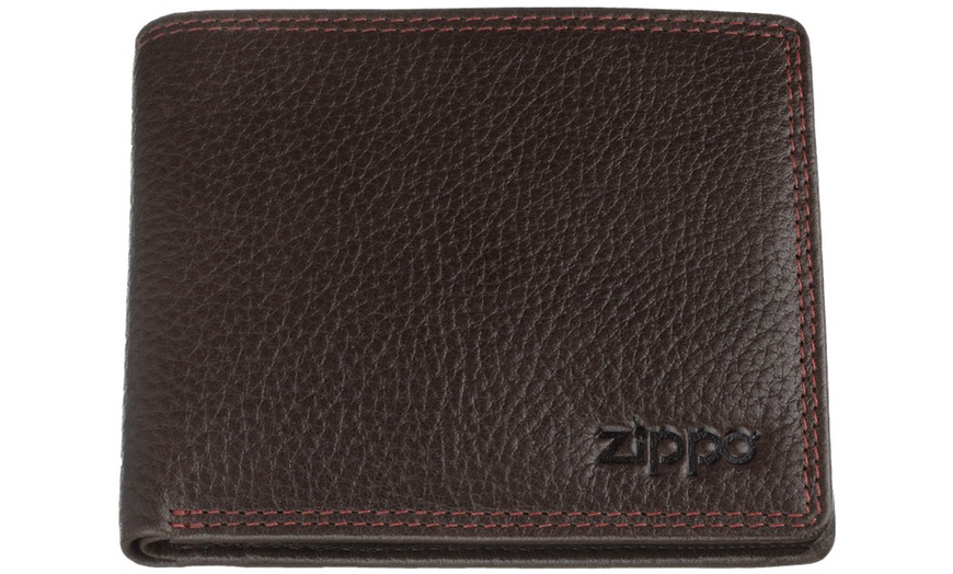 Image 11: Zippo Leather Wallets in Gift Box