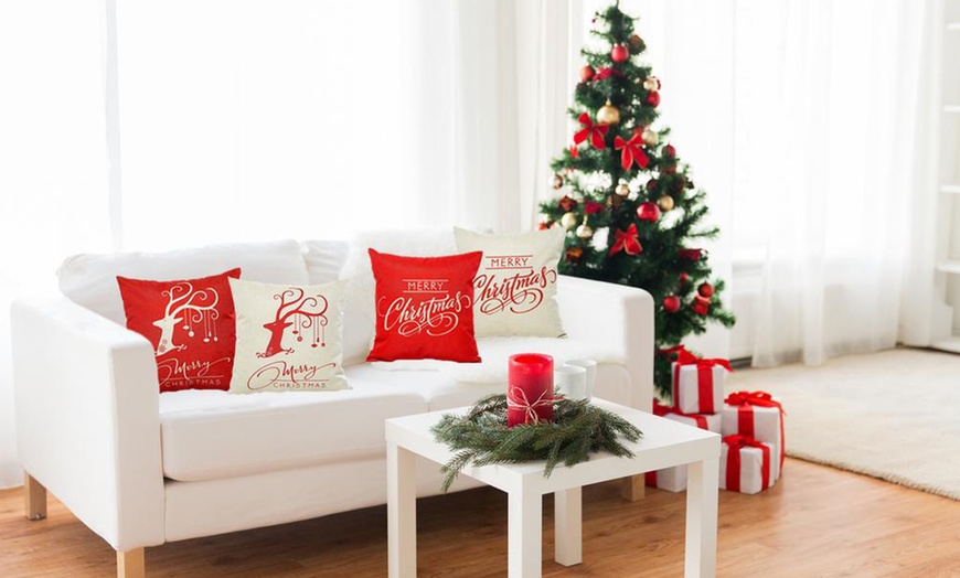 Image 1: Christmas Cushion Covers