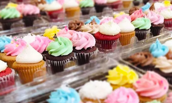 One Half Dozen or One Dozen Mini Cupcakes at Cupcakes by Heather and Lori (Up to 40% Off) - Primary Image