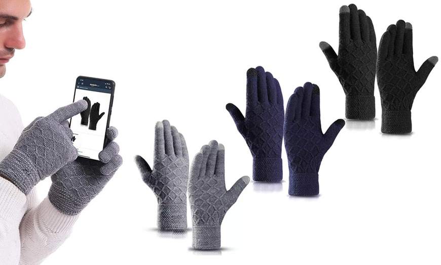 Image 1: 1 ou 2 paires de gants pour écran tactile