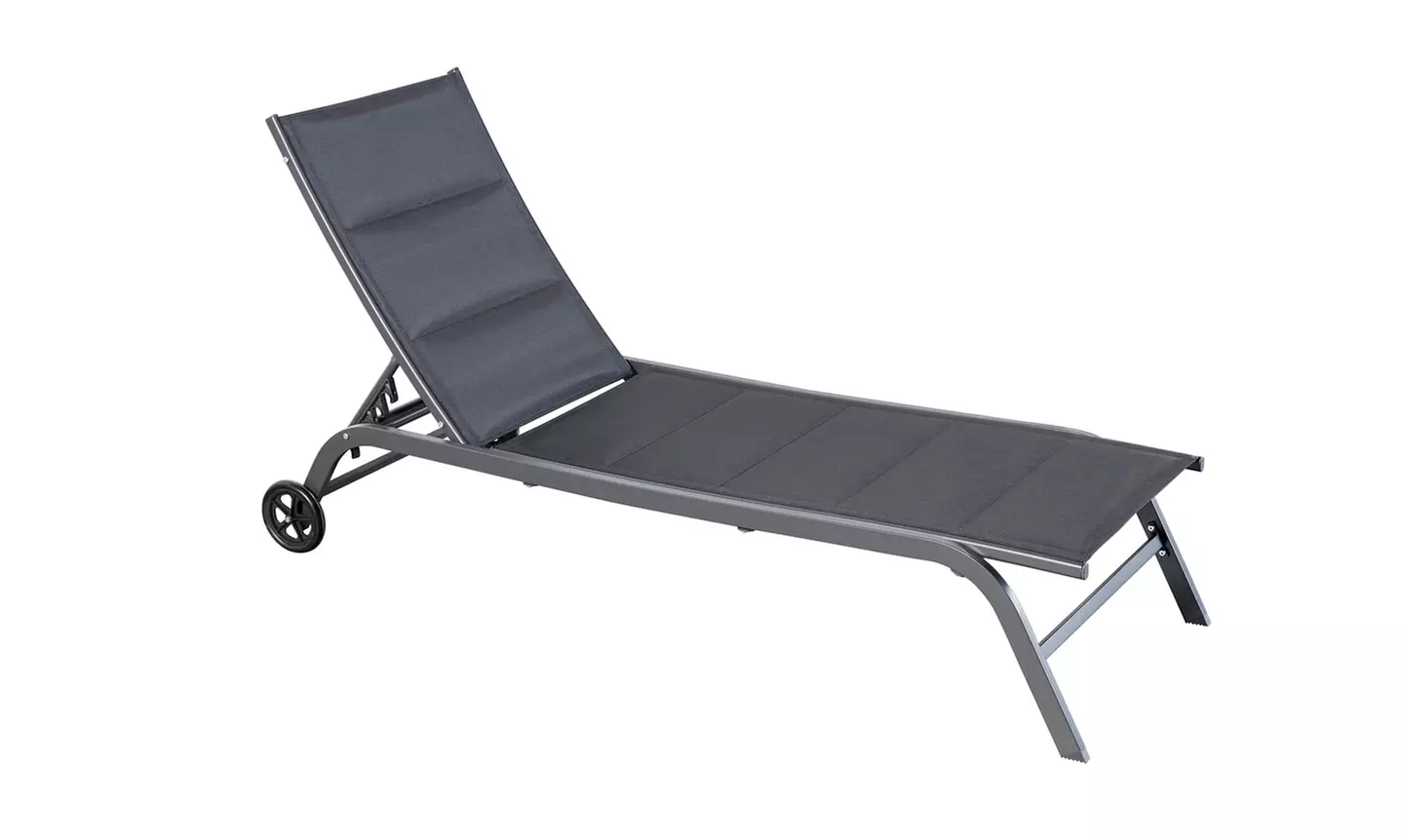 Lot de 2 transats en aluminium AUCKLAND, Kokoon