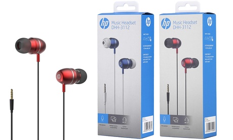 Auricolari HP con microfono e regolazione del volume, disponibili in 2 colori